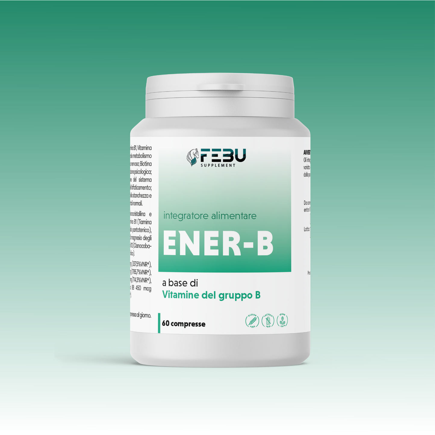 ENER-B - Complesso Vitaminico B ad Alto Dosaggio 60 compresse