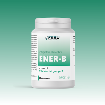 ENER-B - Complesso Vitaminico B ad Alto Dosaggio 60 compresse